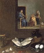 Diego Velazquez Detail of Kitchen Scene with Christ in the House of Martha and Mary USA oil painting reproduction